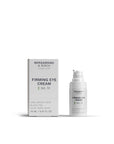 Die Bergamond and Birch Firming Eye Cream No 31 steht neben ihrer minimalistisch gestalteten Faltschachtel und präsentiert sich als moderne Augenpflege für Männer.