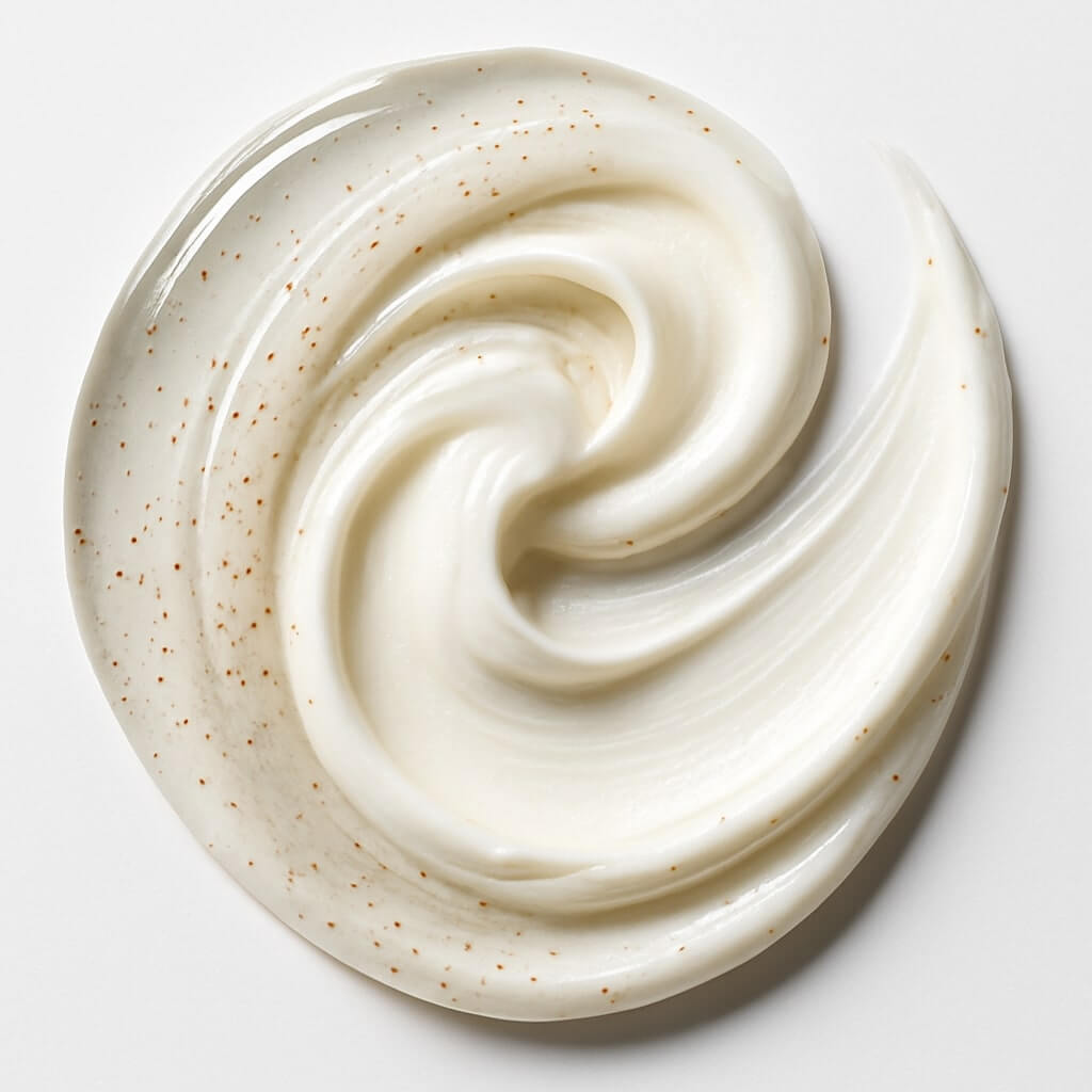 Nahaufnahme einer Creme-Textur