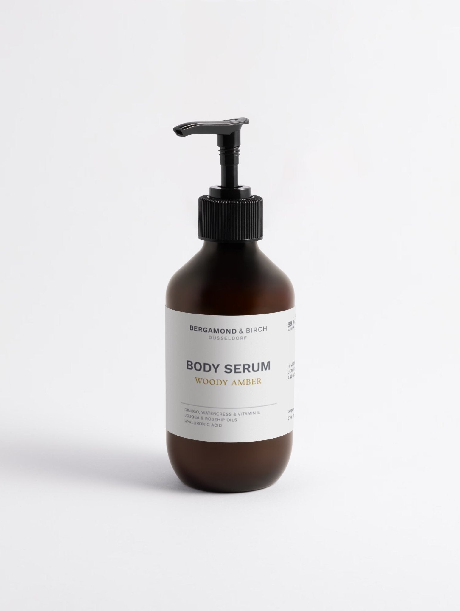 Bergamond & Birch Silk Skin Body Serum, Woody Amber & Leather 211552 Silk Skin Body Serum, Woody Amber & Leather