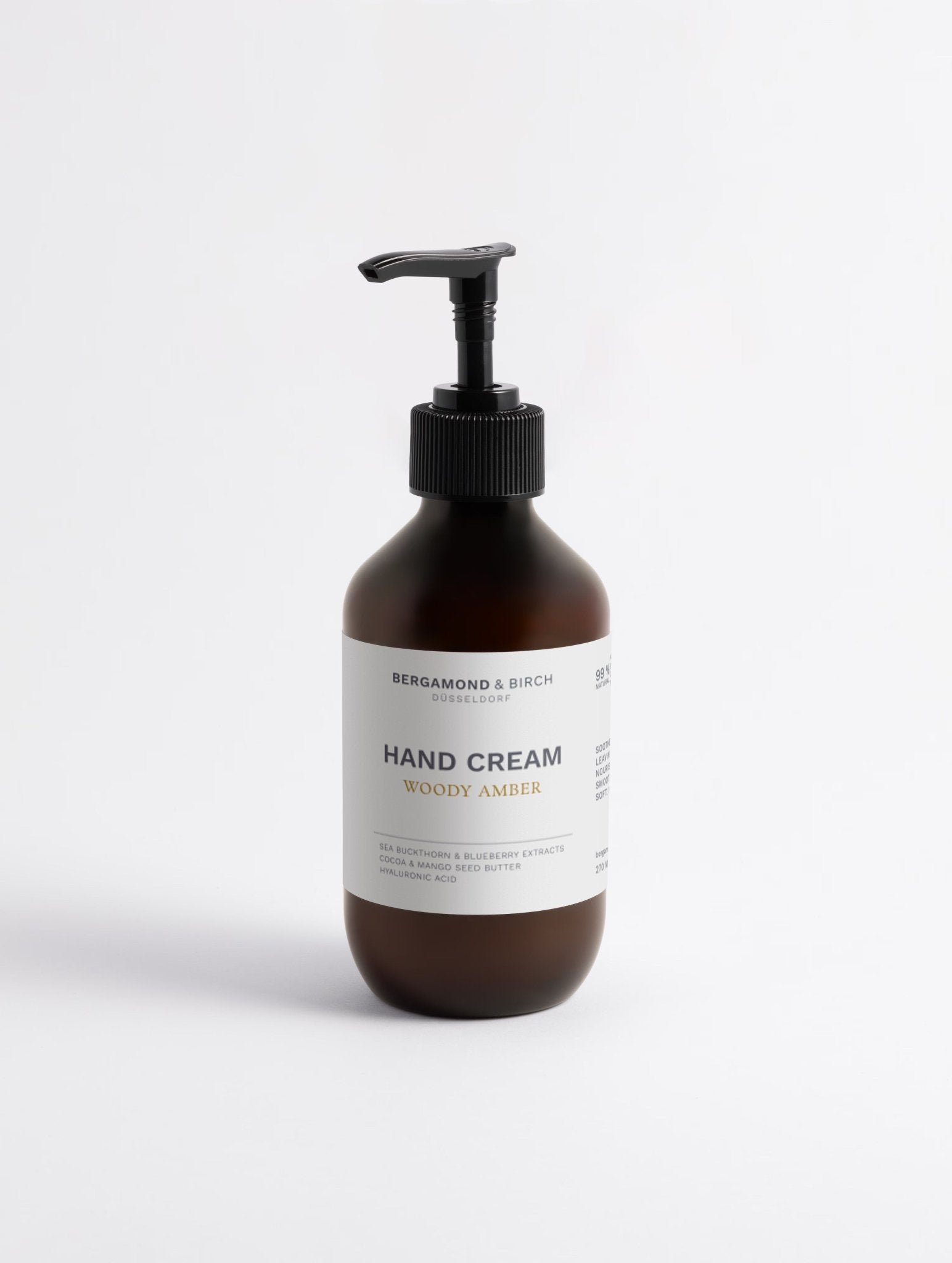 Bergamond & Birch Silk Skin Hand Cream, Woody Amber & Leather 211553 Silk Skin Hand Cream, Woody Amber & Leather