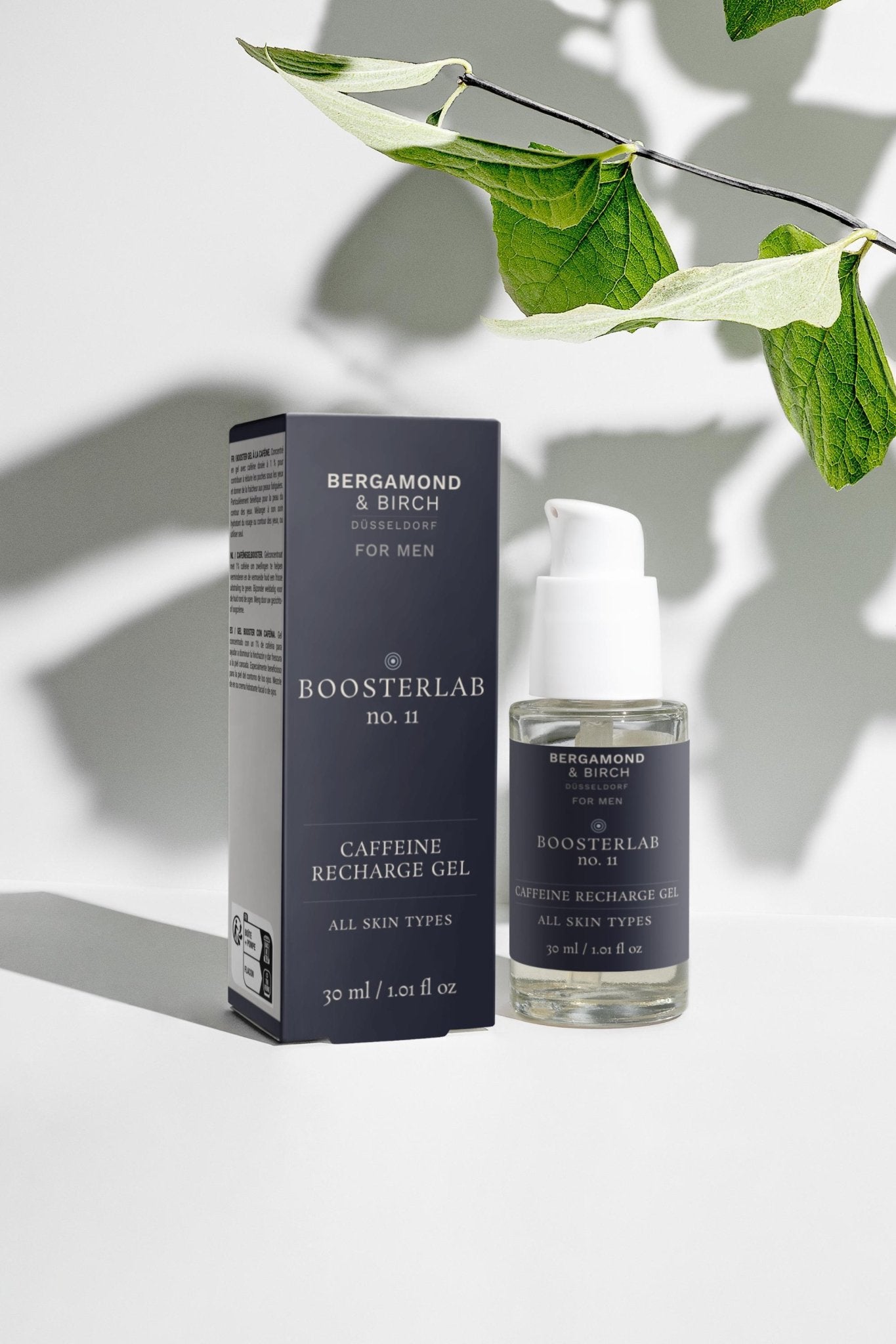 Bergamond & BirchBoosterlab No. 11 – Caffeine Recharge GelEnergizing Face Gel